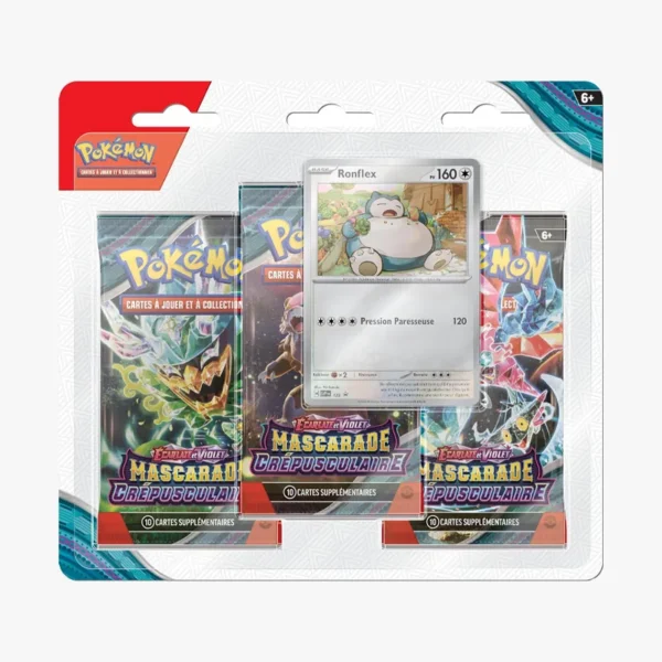 Tripack Pokémon Mascarade Crépusculaire EV06