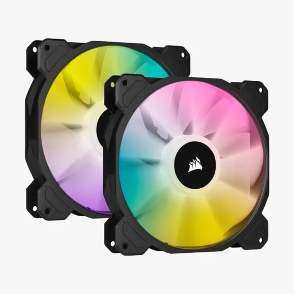 2 Ventilateurs 140mm Corsair iCUE SP140 RGB ELITE