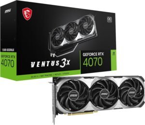 MSI GeForce RTX 4070 Ventus 3X E 12G OC