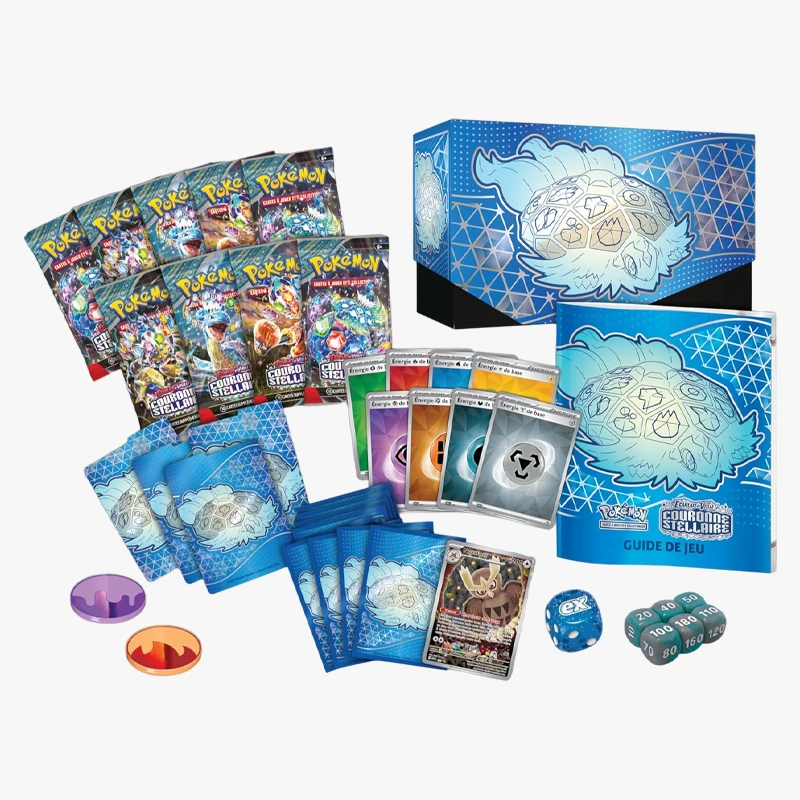 Contenu du coffret dresseur d'élite courrone stellaire Pokémon