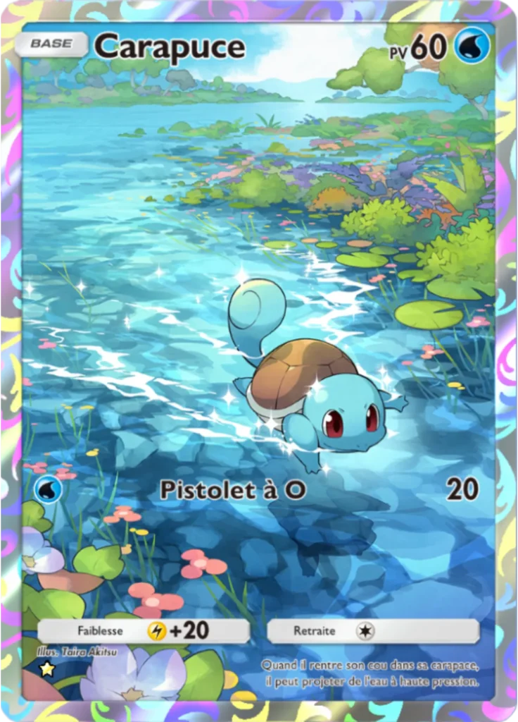 Carte Carapuce Pokémon Pocket