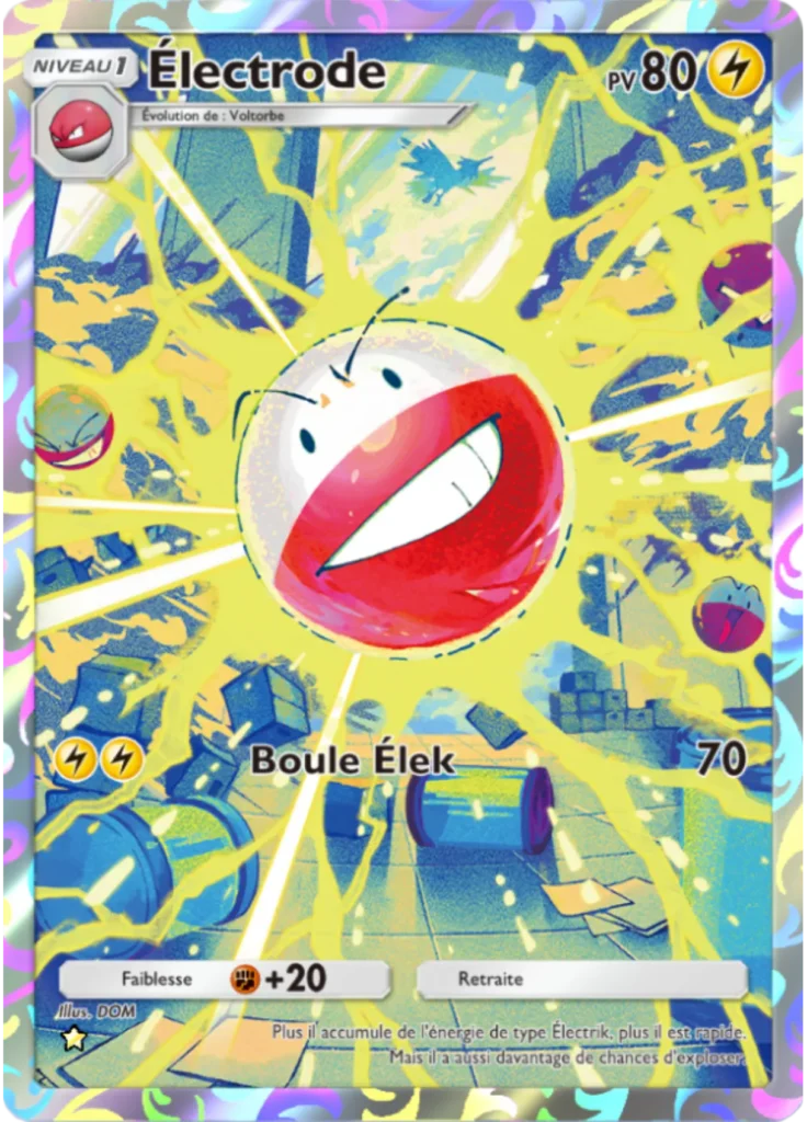 Carte Electrode Pokémon Pocket Rare