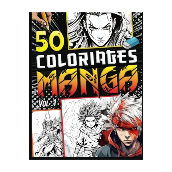 Coloriage Manga - 50 Dessins à Colorier pour Enfants et Ados