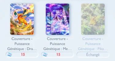 Couverture Puissance Génétique Pokémon TCGP