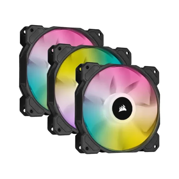 Ventilateurs Corsair iCUE SP120 RGB ELITE 120 mm - Kit de 3